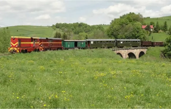 Przejazd kolejką wąskotorową