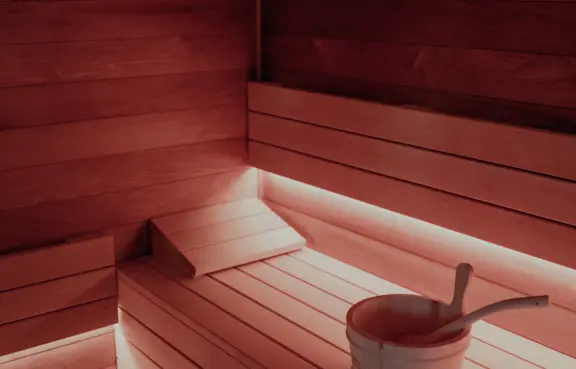 Sauna sucha na basenie