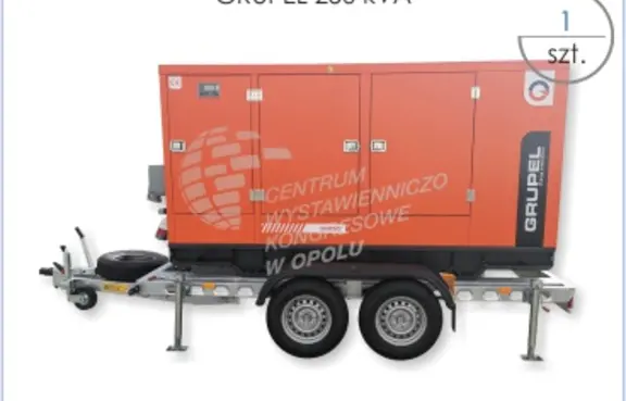 Agregat prądotwórczy - GRUPEL 250 kVA