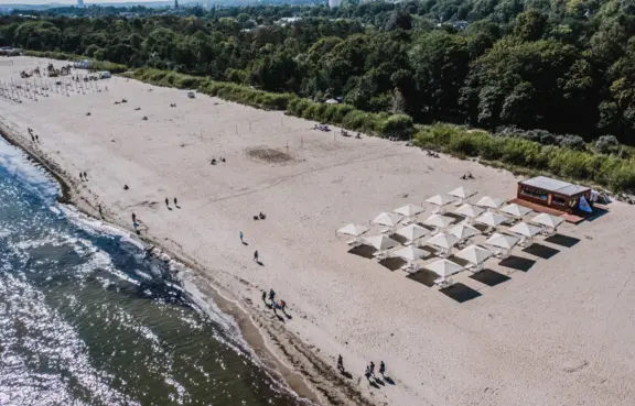 Plaża i beach bar_Hotel Sopot