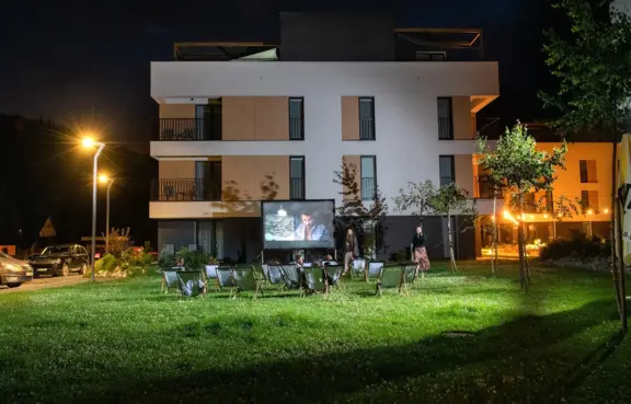 kino plenerowe Vislow Resort