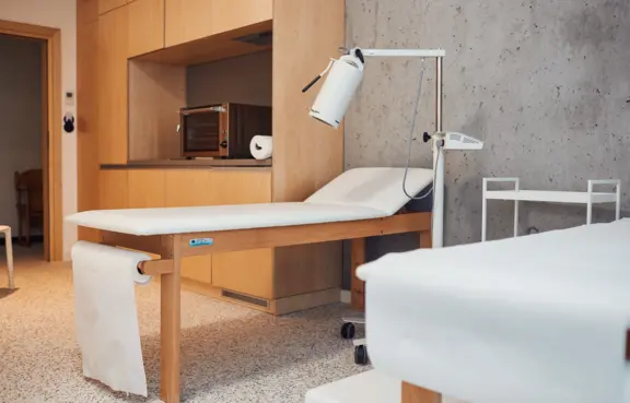 Stanowisko do Sollux i okładów borowinowych