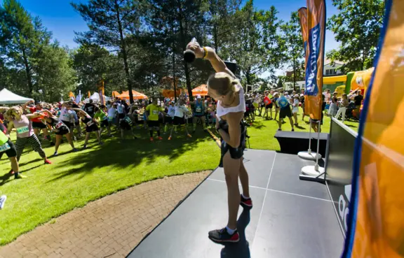 Grupowy trening fitness