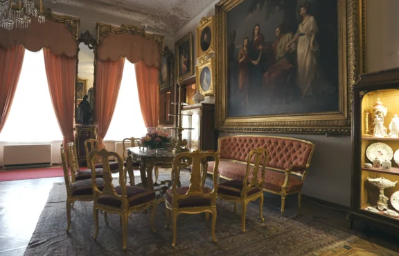 Salon biały