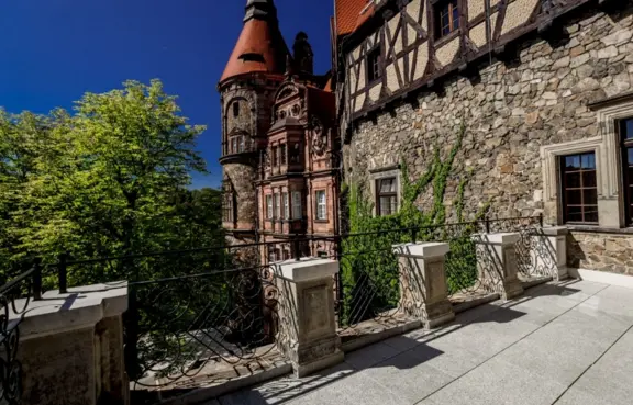 Taras przy Kompleksie Sali Krzywej