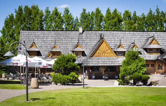 Chata góralska i strefa chill