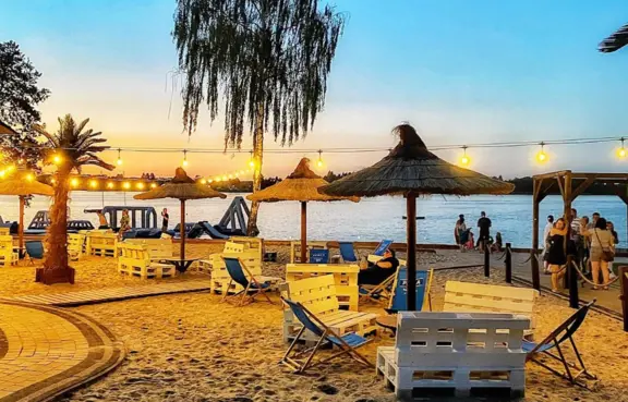Wieczór na plaży