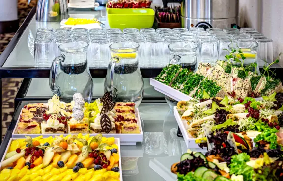 Jedna z przerw kawowych na foyer