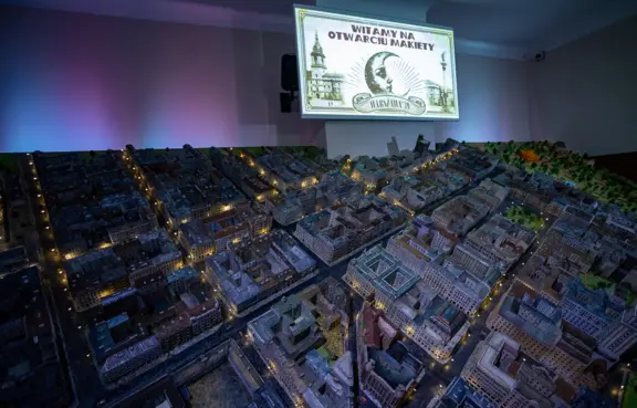 Makieta Przedwojennej warszawy 1939