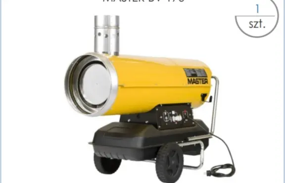 Nagrzewnica olejowa BV 170