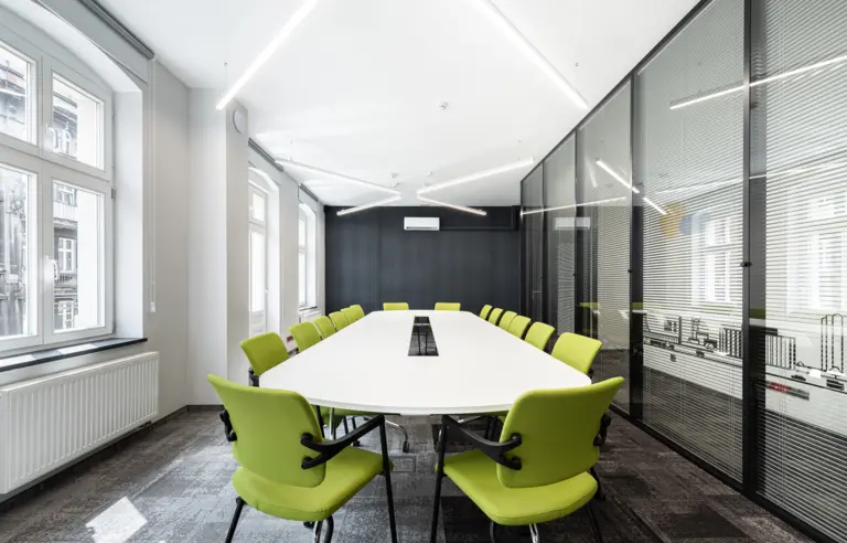 Zielona sala szkoleniowa