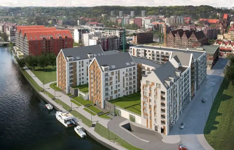 Hotel Number One by Grano Gdańsk widok z lotu ptaka