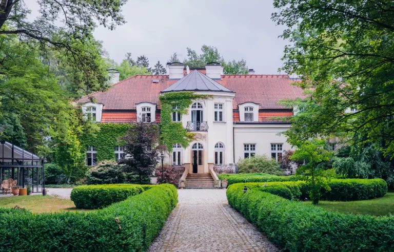 Pałac od strony ogrodu