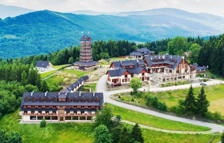 Beskidzki Raj widok z góry