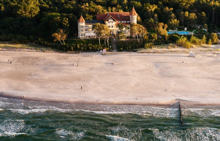 Lokalizacja Plaża - Zamek Łeba