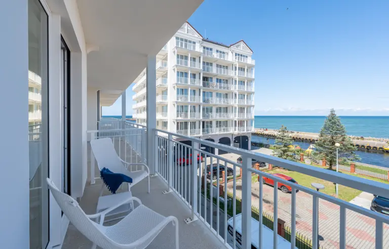 Marina Royale Apartamenty & Spa widok z apartamentu