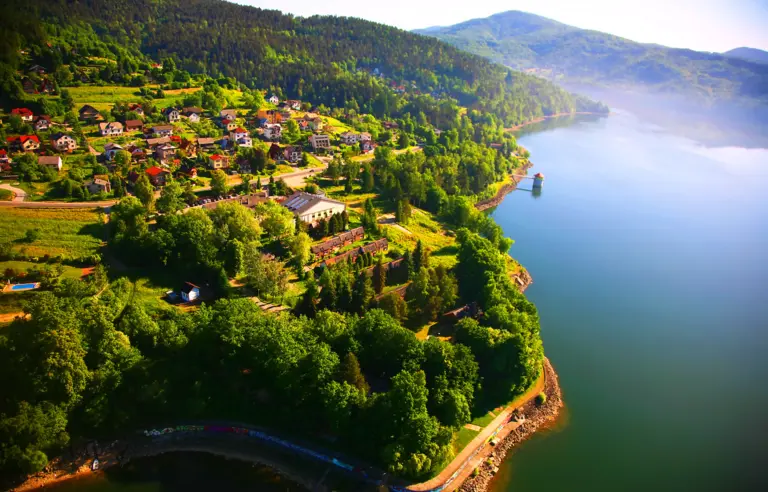 ośrodek z lotu ptaka