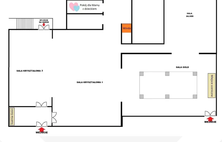 GNIECKI piętro bankietowe