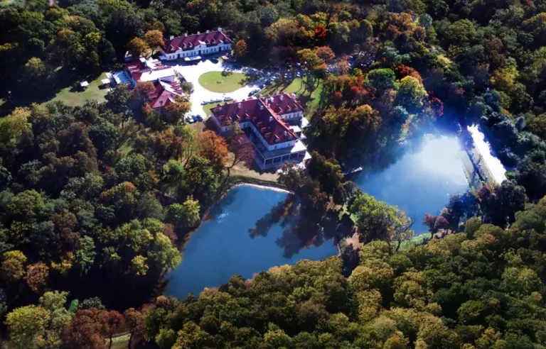 Pałac Żelechów Obiekt z góry