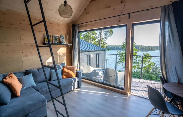 Domki z widokiem na jezioro