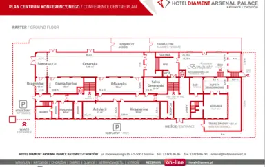 Hotel Diament Arsenal Palace Katowice Chorzów - photo 2