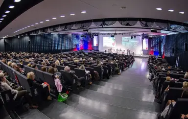 Sala audytoryjna Wrocławskiego Centrum Kongresowego