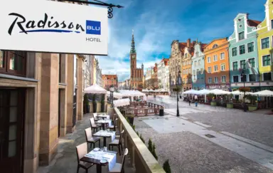 Radisson Blu Hotel Gdańsk Widok na taras