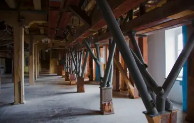 Młyn Hilberta Wnętrza młyna