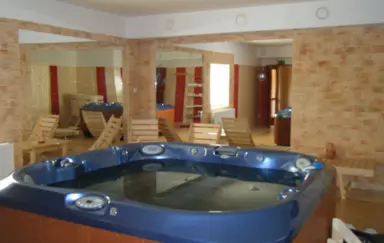 Sauna i jacuzzi.