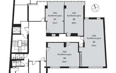 Rzuty sal konferencyjnych