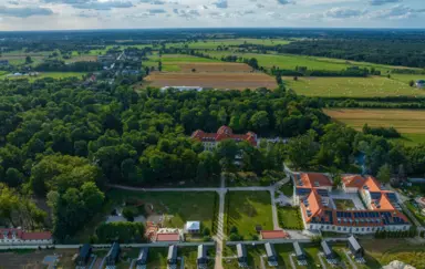 Teren hotelu z lotu ptaka