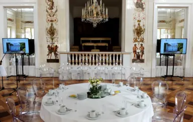 Lazienki Krolewskie - Pałac na Wyspie Warszawa konferencje