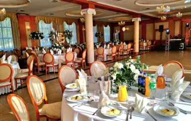 Hotel Stodółka Ćmińsk Miedziana Góra- sala bankietowa