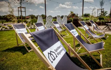 Patio przy Sali Spichlerz | Spichlerz Wąsowo