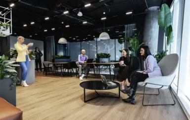 Myconference Warsaw Spire Warszawa foyer