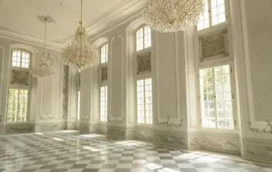 Pałac Popielów w Kurozwękach sala bankietowa