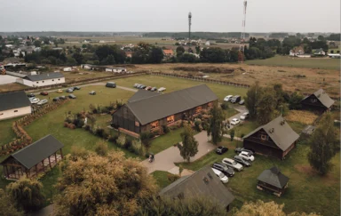 Sala Spichlerz Wąsowo z lotu ptaka