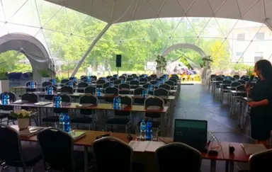 4 Żywioły Falenty Ośrodek Konferencyjno-Szkoleniowy Konstrukcja sferyczna