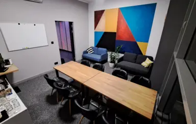 ICF Space Sala kameralna nr 3 przeznaczona na spotkania do 10 osób.