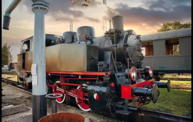 Zabytkowa lokomotywa w zbiorach Muzeum