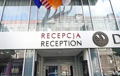 Don Prestige Residence Poznań Recepcja hotelu