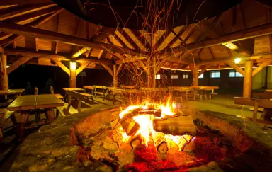 Góralska wiata grillowa w Hotelu Vestina*** w Wiśle