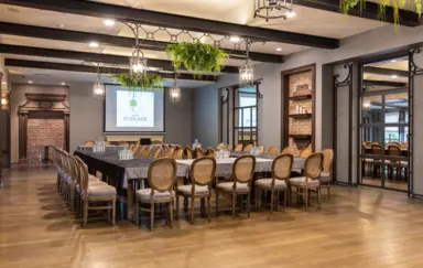 Sala Ogrodowa | ustawienie podkowa 30 osób