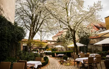 Trattoria La Campana ogród