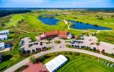 Pole golfowe z lotu ptaka