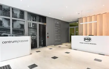 Centrum Prasowe PAP Warszawa sala konferencyjna