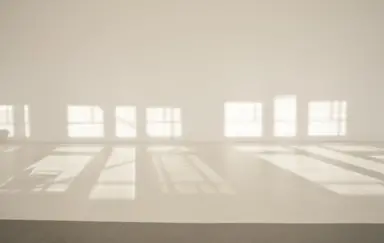 Na podłodze profesjonalnie pomalowane gumoleum