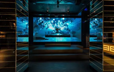 Enklawa Art & Music Club Warszawa System ekranów LED