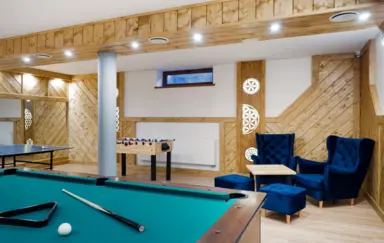 Dom Wczasowy Oliwia Murzasichle sala rozrywkowa