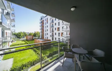 Grano Apartments Gdańsk balkon
